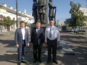 С Генеральным консулом Киргизии. 2014 г.